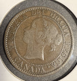 1859/8 DP N9#1 Canadain Large Cent, Nicely Circulated. (20508)