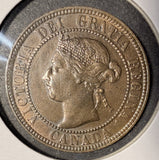 1896 Canadian Large Cent, Lightly Circulated. (20520)
