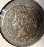 1897 Canadian Large Cent, Lightly Circulated. (20522)