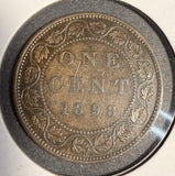 1898-H Canadian Large Cent, Lightly Circulated. (20526)