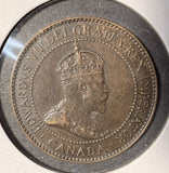 1904 Canadian Large Cent, Lightly Circulated. (20540)