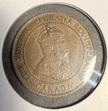 1909 Canadian Large Cent, Lightly Circulated. (20548)