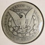 1893-O Morgan Silver Dollar, Well Circulated Key Date (20614)