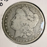 1895-O Morgan Silver Dollar, Well Circulated Key Date (20616)