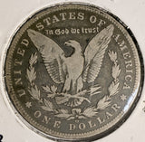 1895-O Morgan Silver Dollar, Well Circulated Key Date (20616)