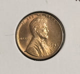 1945-D Lincoln Wheat Cent, Choice Uncirculated Red  (20657)