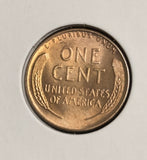 1945-D Lincoln Wheat Cent, Choice Uncirculated Red  (20657)