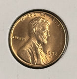 1952-D Lincoln Wheat Cent, Choice Uncirculated Red  (20665)