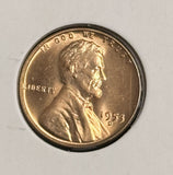 1953-D Lincoln Wheat Cent, Choice Uncirculated Red  (20669)