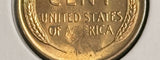 1955-S Lincoln Wheat Cent, Choice Uncirculated Red. Reverse Struck Thru.  (20673) 