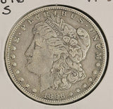 1896-S Morgan Silver Dollar, Nicely Circulated VF+ (20680)