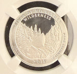2019-S River of No Return Silver Quarter PF69 Ultra Cam. (20698)