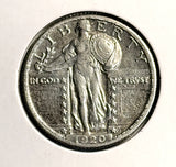 1920-D Standing Liberty Quarter, Choice Uncirculated.  (20733)