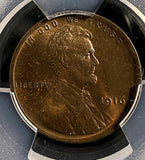 1916 Lincoln Wheat Cent, MS64BN, PCGS  (20762)