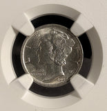 1923 Mercury Head Dime, MS64FB NGC. (20811)