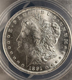 1891-CC Morgan Silver Dollar, MS63, ANACS (20821)