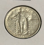1923 Standing Liberty Quarter, Choice AU. (20852)
