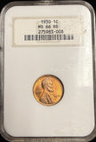 1930 Lincoln Wheat Cent, MS66RD NGC. (20881)