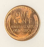 1930 Lincoln Wheat Cent, MS66RD NGC. (20881)