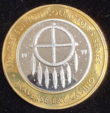 Traverse Bay Michigan $10 Silver Strike Dream Catcher, Copper Rim (20919)