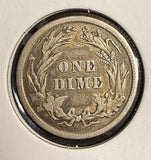 1916 Barber Dime, CH XF. (20950)