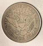 1916-D Barber Quarter, AU Toned. (20952)
