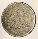 1877 Seated Liberty Half Dollar, XF (20960)