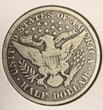 1902 Barber Half Dollar, VG. (20962)