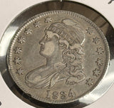 1834 Capped Bust Half Dollar, LD, SL. XF (20983)
