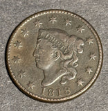 1818 Large Cent, Nicely Circulated VF (21018)