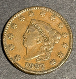 1827 Large Cent, Nicely Circulated  (21020)