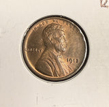 1913 Lincoln Wheat Cent, Choice Uncirculated RB  (21058)