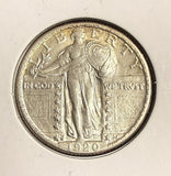 1920-S Standing Liberty Quarter, Choice AU. (21064)