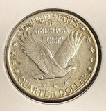 1920-S Standing Liberty Quarter, Choice AU. (21064)