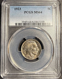 1923 Buffalo Nickel, MS64 PCGS. (21156)