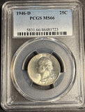 1946-D Washington Quarter, MS66 PCGS. (21198)
