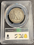 1919-D Walking Liberty Half Dollar, VF30, PCGS+CAC (21212)
