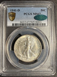 1941-D Walking Liberty Half Dollar, MS67 PCGS+CAC, (21248)