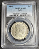 1936 Elgin Commemorative Half Dollar, MS65 PCGS (21262)