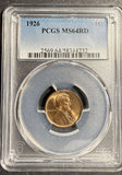 1926 Lincoln Wheat Cent, MS64RD PCGS. (21324)
