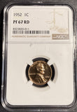 1952 Lincoln Wheat Cent, Proof 67 Red, NGC PF67RD (21336)