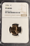 1956 Lincoln Wheat Cent, Proof 68 Red, NGC PF68RD (21346)