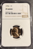 1956 Lincoln Wheat Cent, Proof 68 Red, NGC PF68RD (21352)