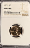 1956 Lincoln Wheat Cent, Proof 69 Red, NGC PF69RD (21356)