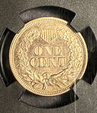1863 Indian Head Cent, MS64 NGC VaultBox Black (21418)