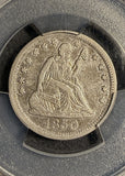 1850-O Seated Liberty Quarter, Key Date, VF Details PCGS (21424)