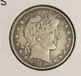 1905-S Barber Half Dollar, Nice VF/XF. (21458)