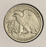 1916-D Walking Liberty Half Dollar, Nicely Circulated. (21462)