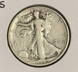 1919-S Walking Liberty Half Dollar, Nicely Circulated. (21464)