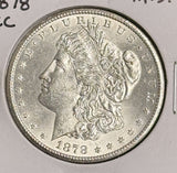 1878-CC Morgan Silver Dollar, Choice Uncirculated. (21472)